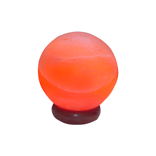 Himalayan Ball Shape Salt Lamp 6 x 6 inches