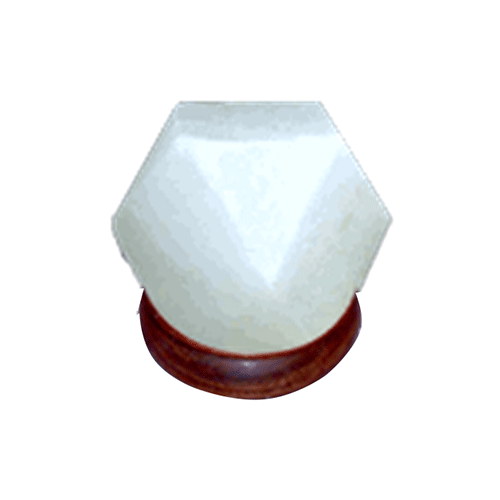 Himalayan Diamond Shape White Salt Lamp