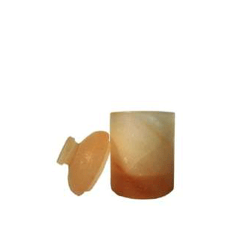 Himalayan Salt Urn Cylinder Shape