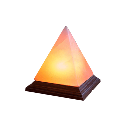 Himalayan Pyramid Shape Salt Lamp 6 x 6 inches