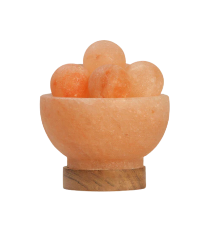 HIMALAYAN SALT FIRE BOWL WITH BALL