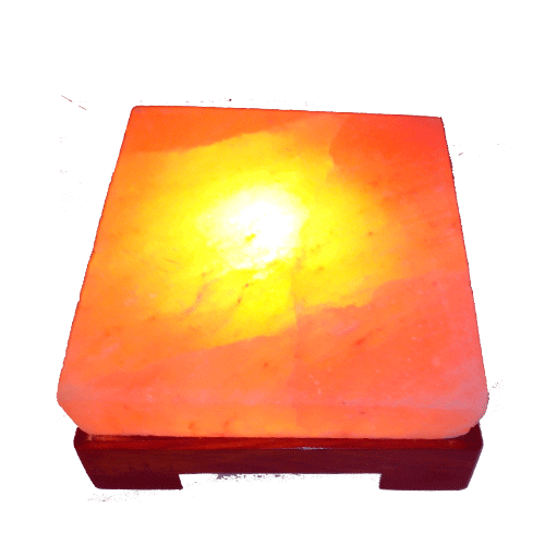 Himalayan Salt Round Top Plain Feet Detox Lamp