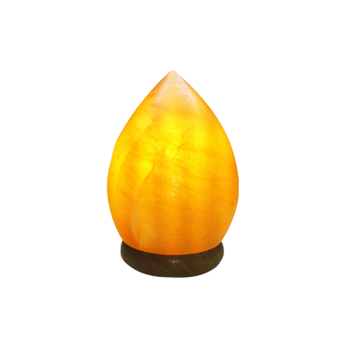 Himalayan Tear Drop Shape Salt Lamp 6 x 6 inches